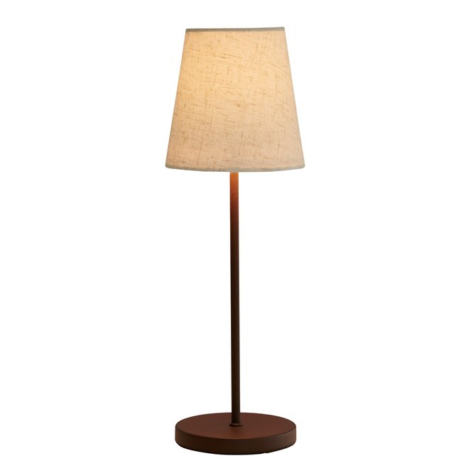 Bezprzewodowa lampka stołowa z abażurem Tyra Watt Veke